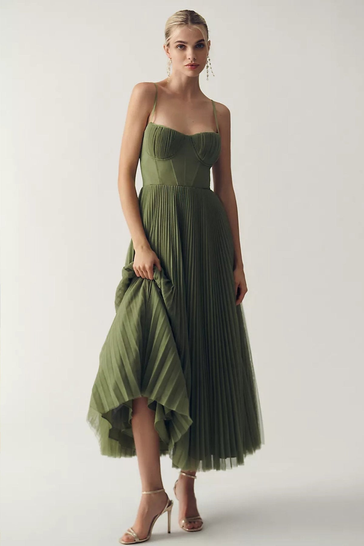 Nuvara Corset Tulle Wedding Guest Dress