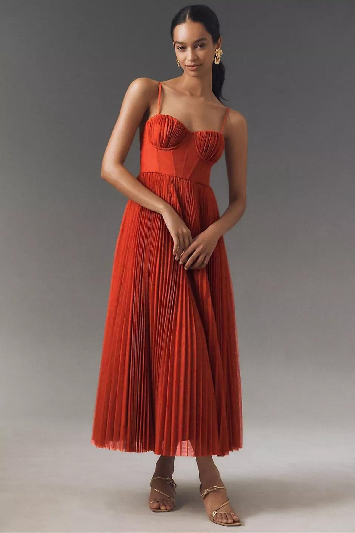 Nuvara Corset Tulle Wedding Guest Dress