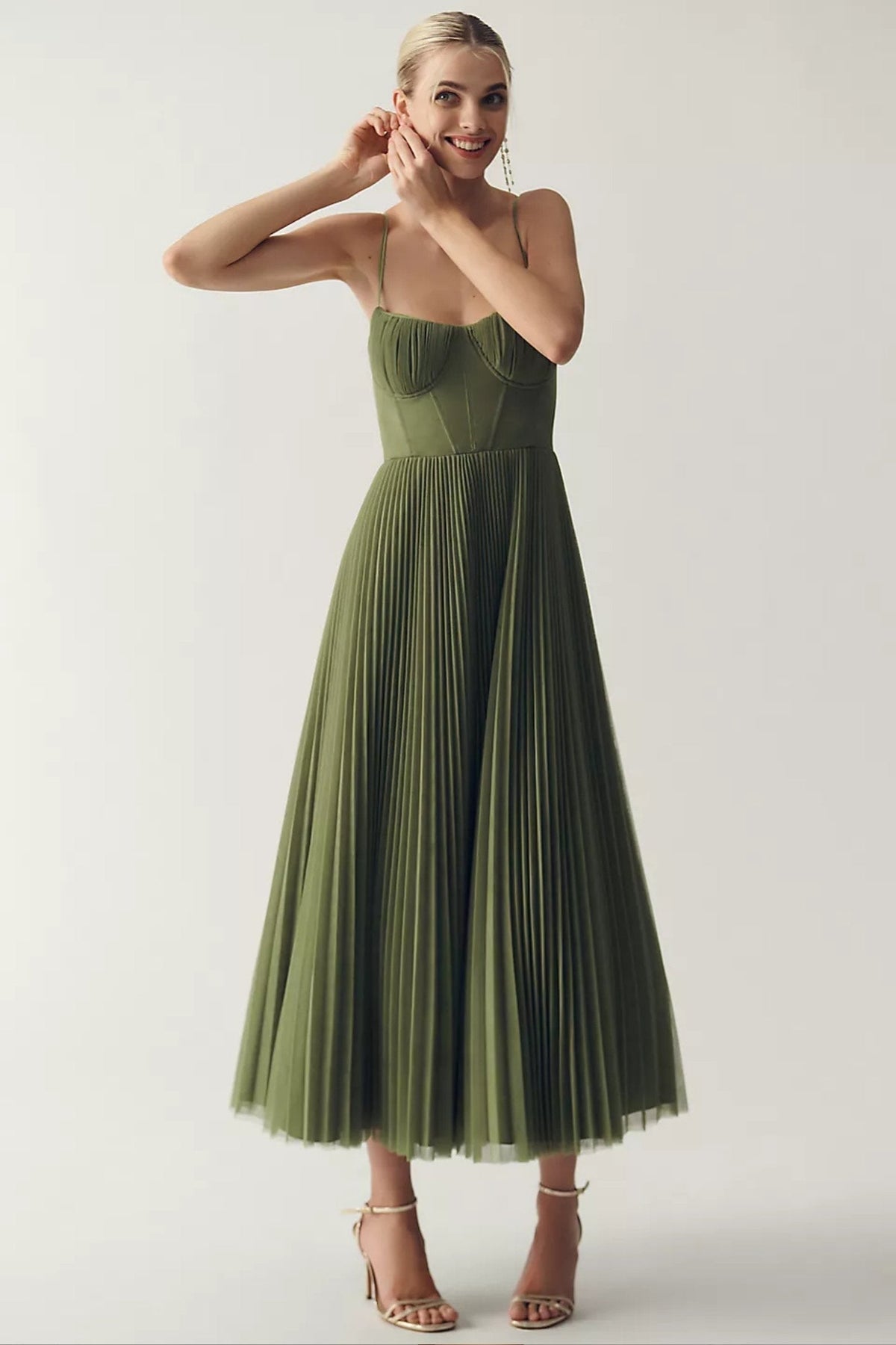 Nuvara Corset Tulle Wedding Guest Dress