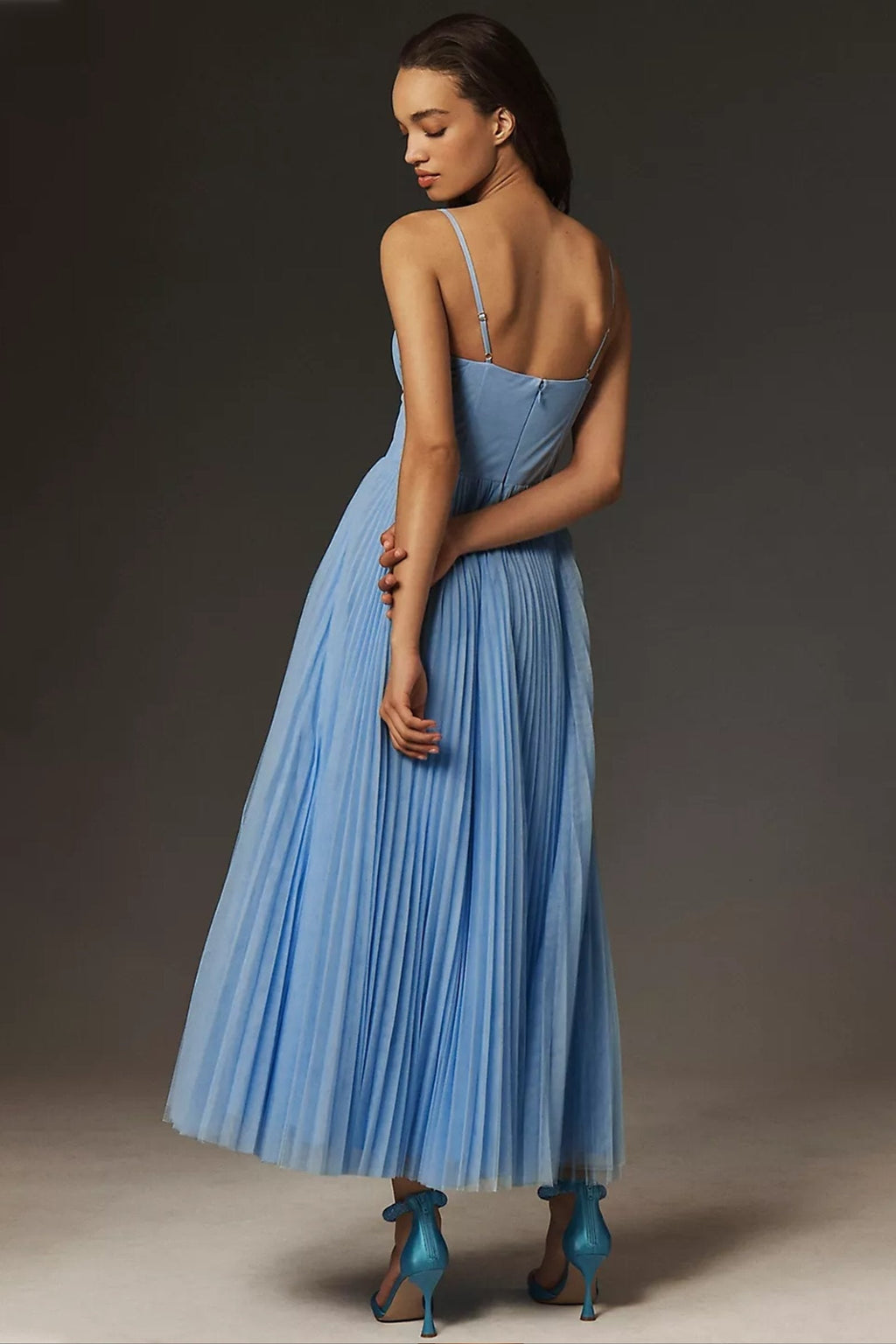 Nuvara Corset Tulle Wedding Guest Dress