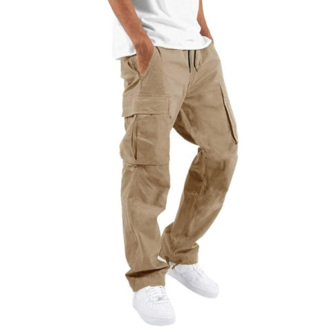 Nuvara | Adrián | Cargo Pants Hombre Bolsillos Laterales Corte Recto