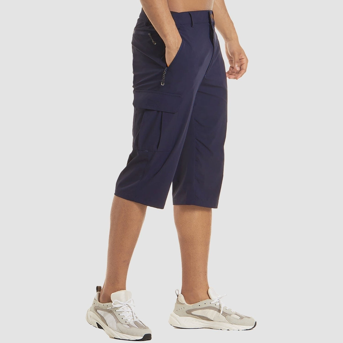 Nuvara | Adrián | Pantalón Corto Cargo Hombre Múltiples Bolsillos