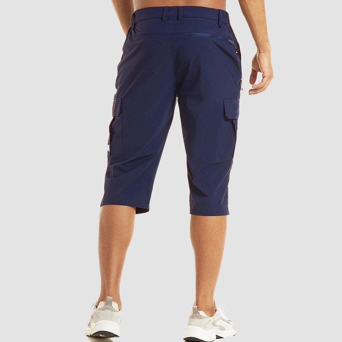 Nuvara | Adrián | Pantalón Corto Cargo Hombre Múltiples Bolsillos