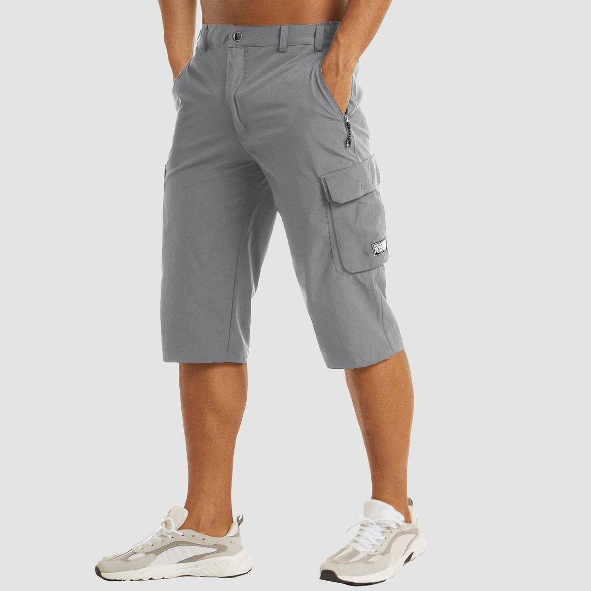 Nuvara | Adrián | Pantalón Corto Cargo Hombre Múltiples Bolsillos