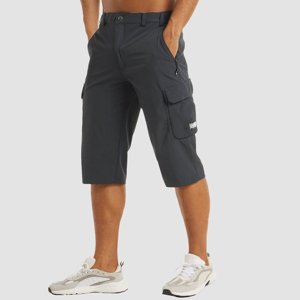 Nuvara | Adrián | Pantalón Corto Cargo Hombre Múltiples Bolsillos