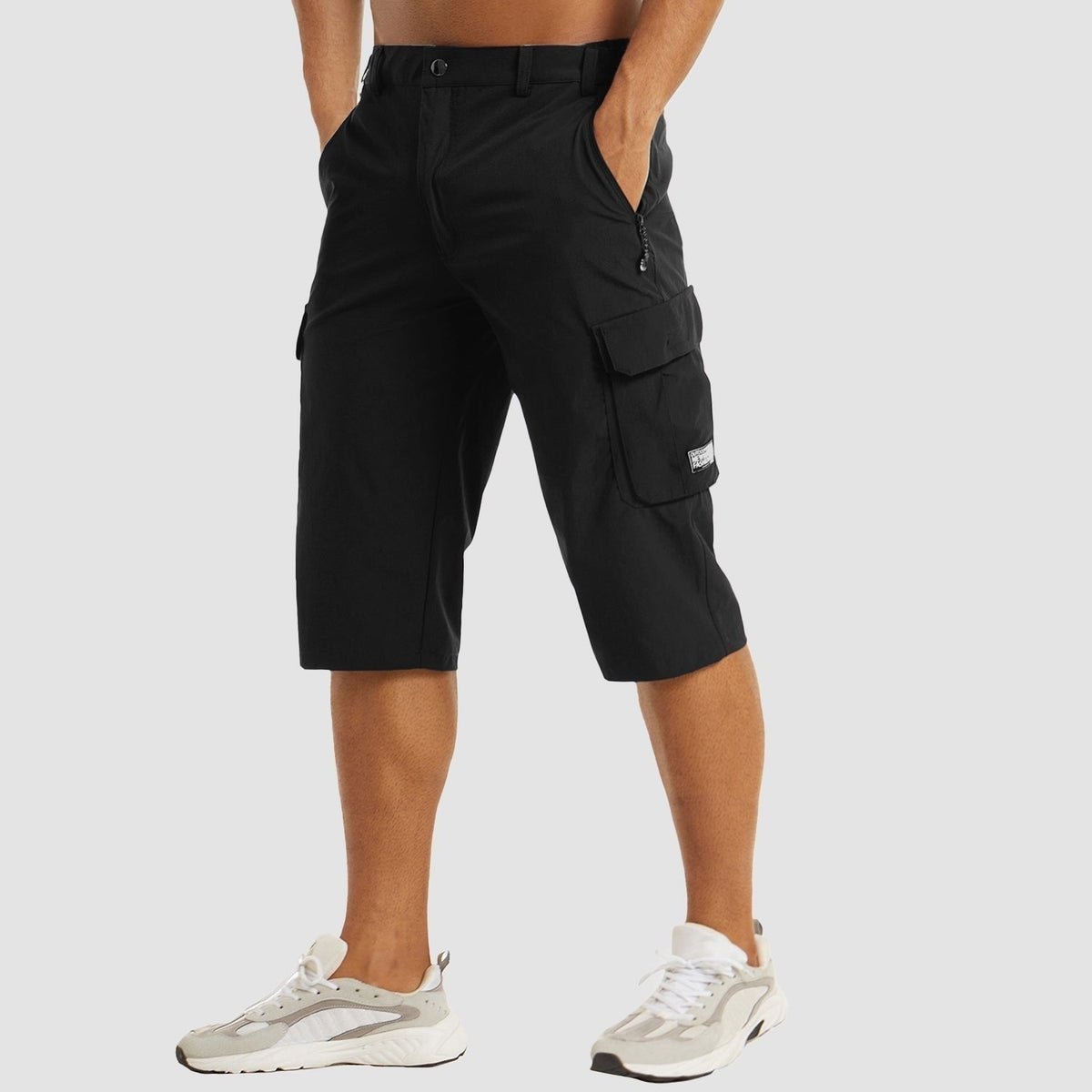 Nuvara | Adrián | Pantalón Corto Cargo Hombre Múltiples Bolsillos