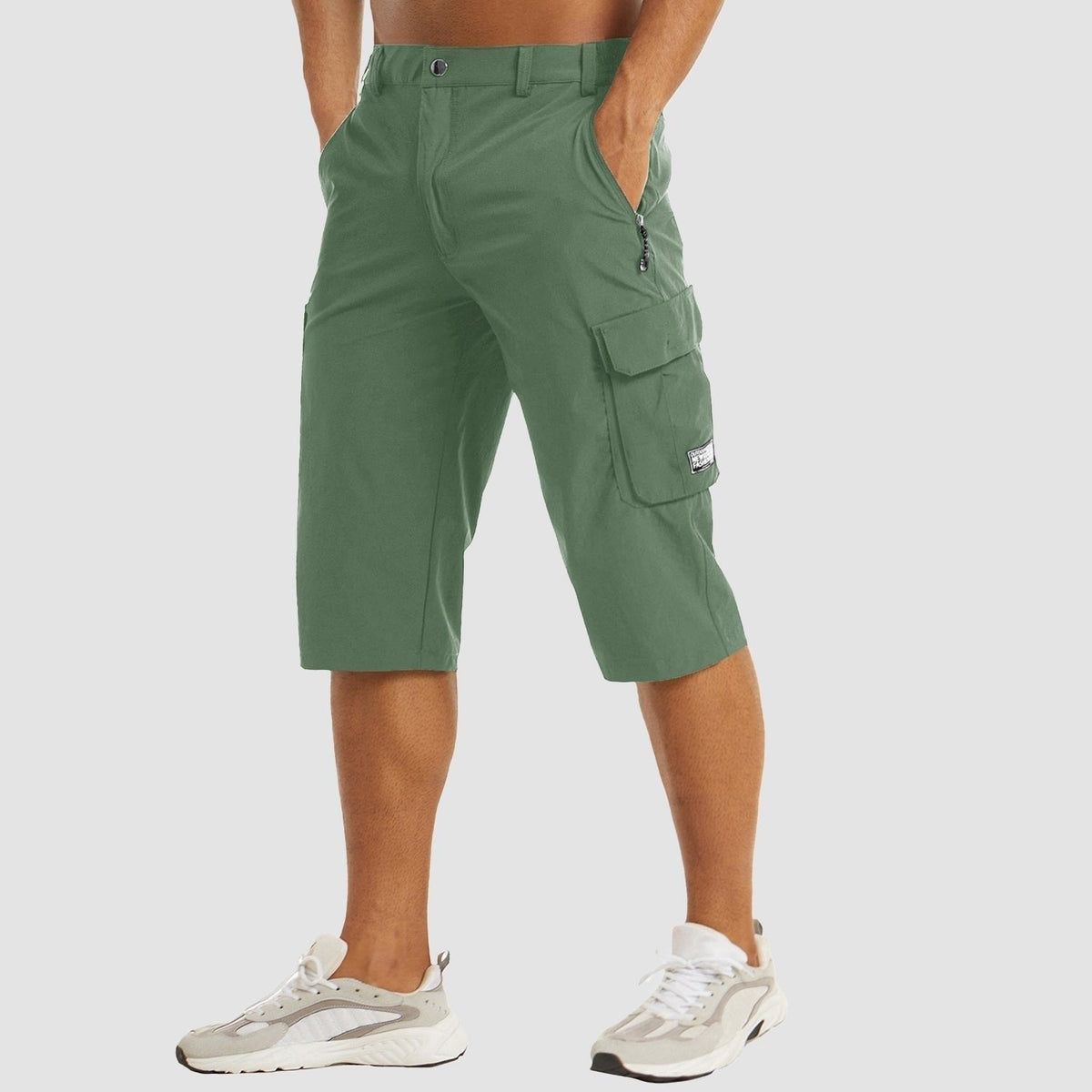 Nuvara | Adrián | Pantalón Corto Cargo Hombre Múltiples Bolsillos