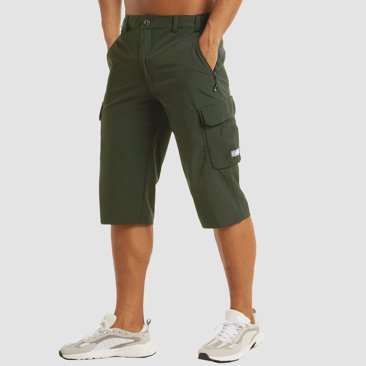 Nuvara | Adrián | Pantalón Corto Cargo Hombre Múltiples Bolsillos