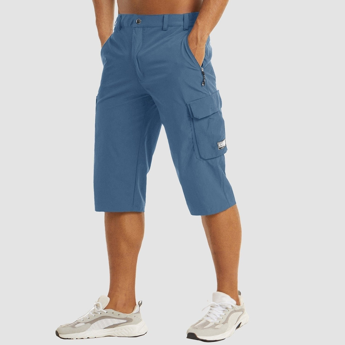Nuvara | Adrián | Pantalón Corto Cargo Hombre Múltiples Bolsillos