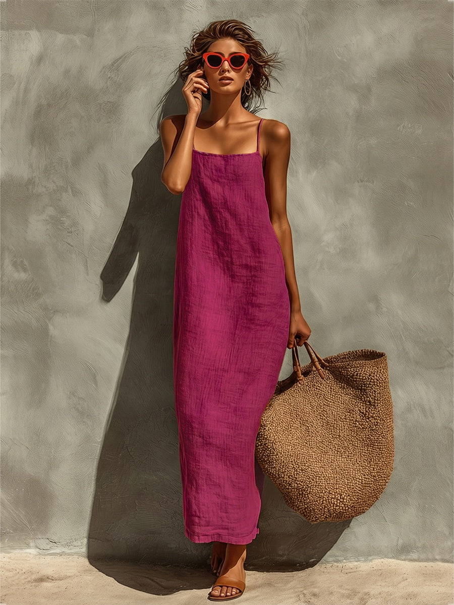 Nuvara Casual Strappy Maxi Dress