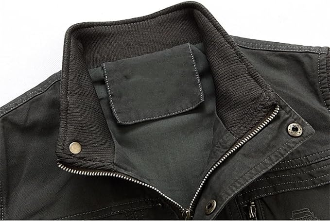 Nuvara | Aitor | Chaleco Militar Multipocket Hombre Cremallera