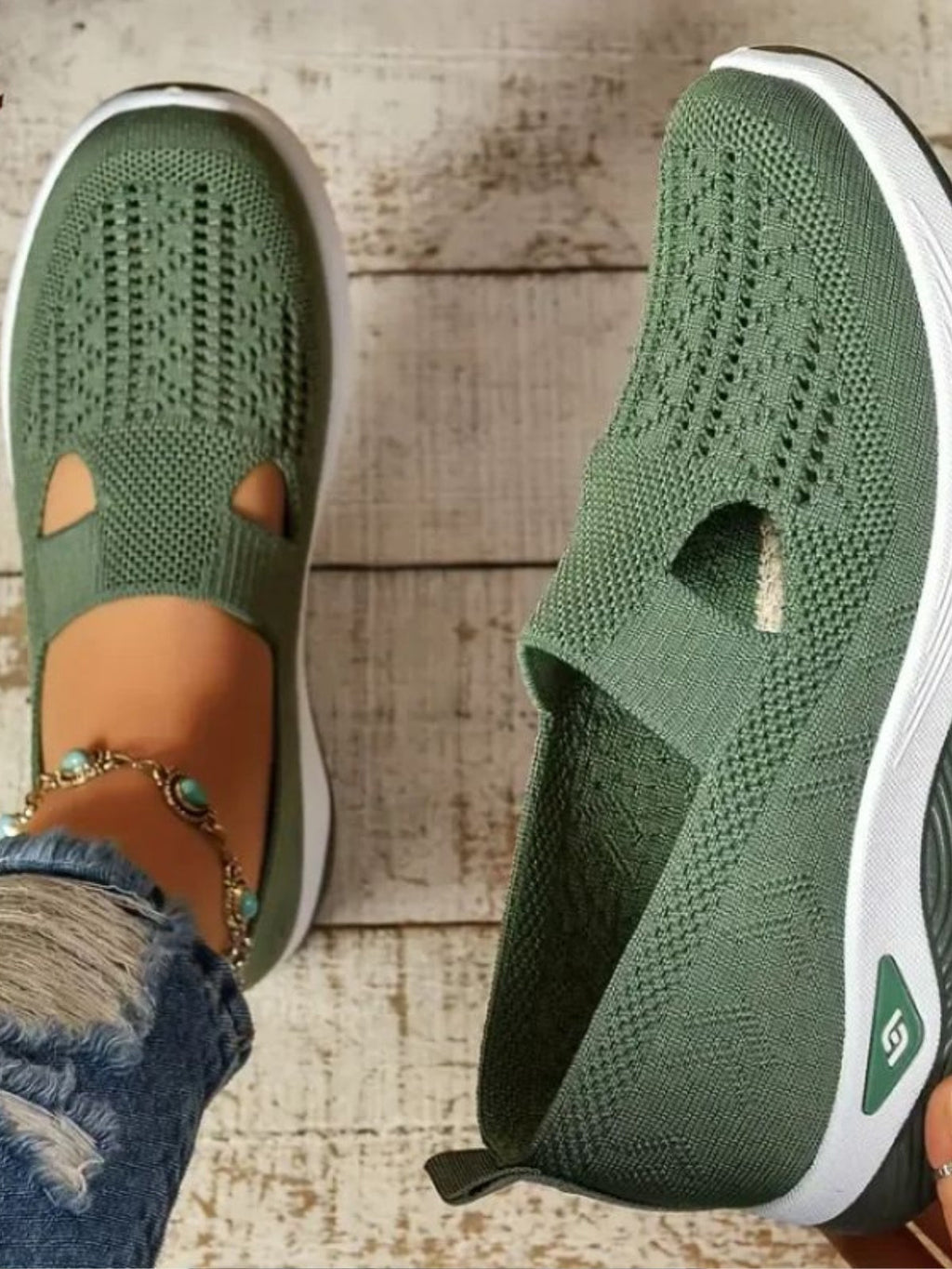 Nuvara Slip-On Breathable Sneakers