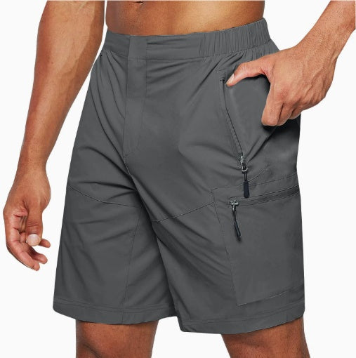 Andrés | Pantalón Corto Deportivo Hombre Bolsillos con Cremallera