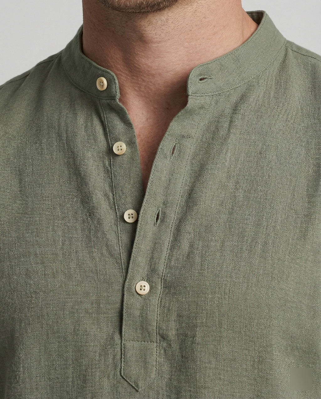 Andrés | Polo de Manga Corta Hombre Cuello Mao
