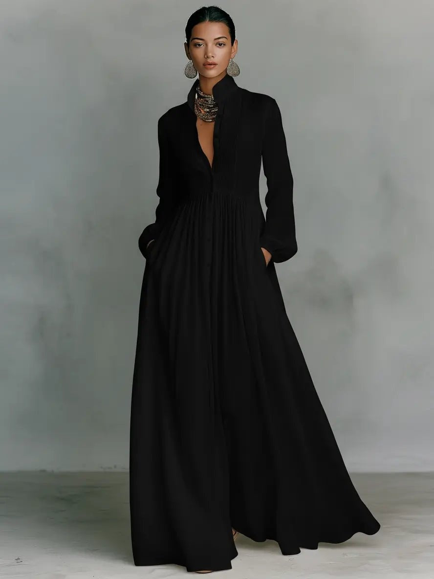 Nuvara Simple Long Wedding Dress