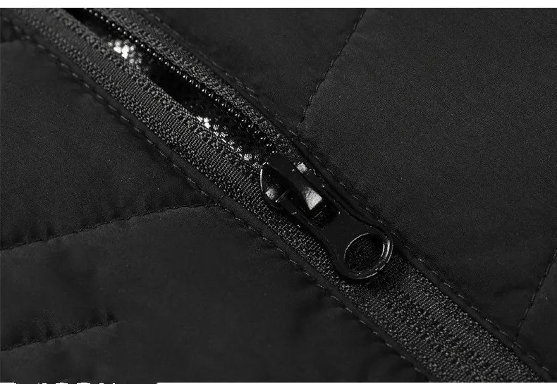 Nuvara | Arturo | Chaleco Calefactable Acolchado Hombre Cuello Alto