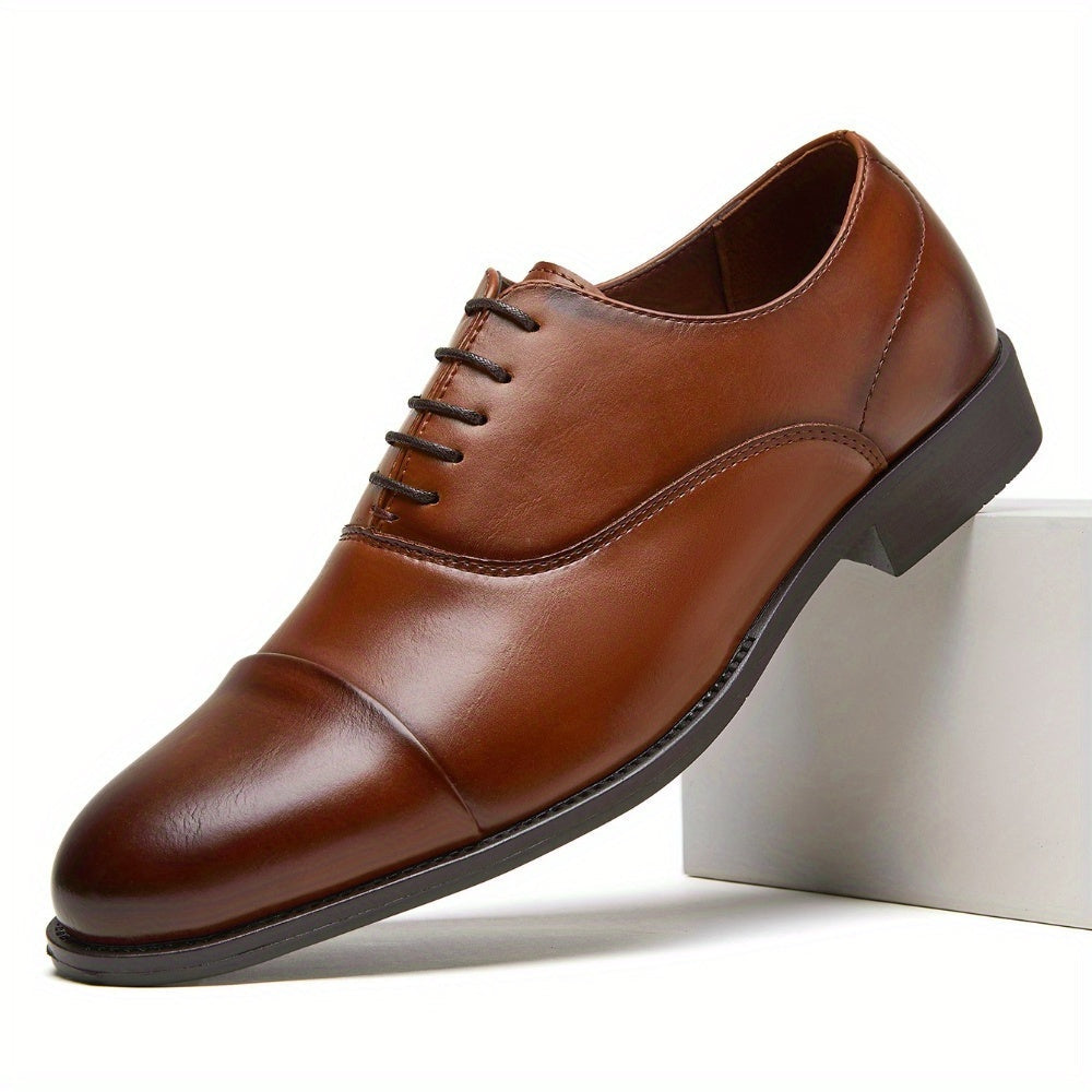 Arturo | Zapatos Oxford de Cuero Hombre Cordones Clásicos