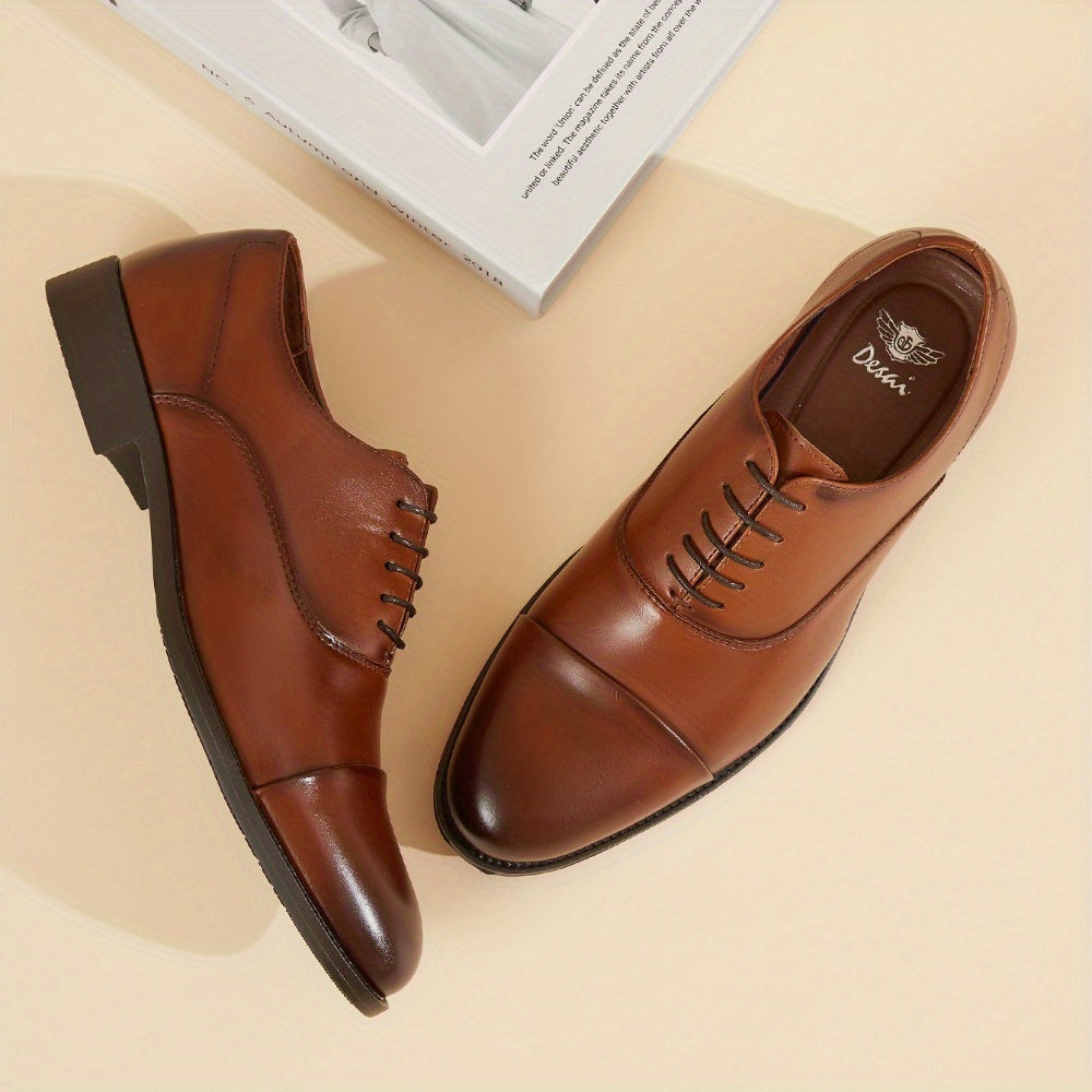 Arturo | Zapatos Oxford de Cuero Hombre Cordones Clásicos