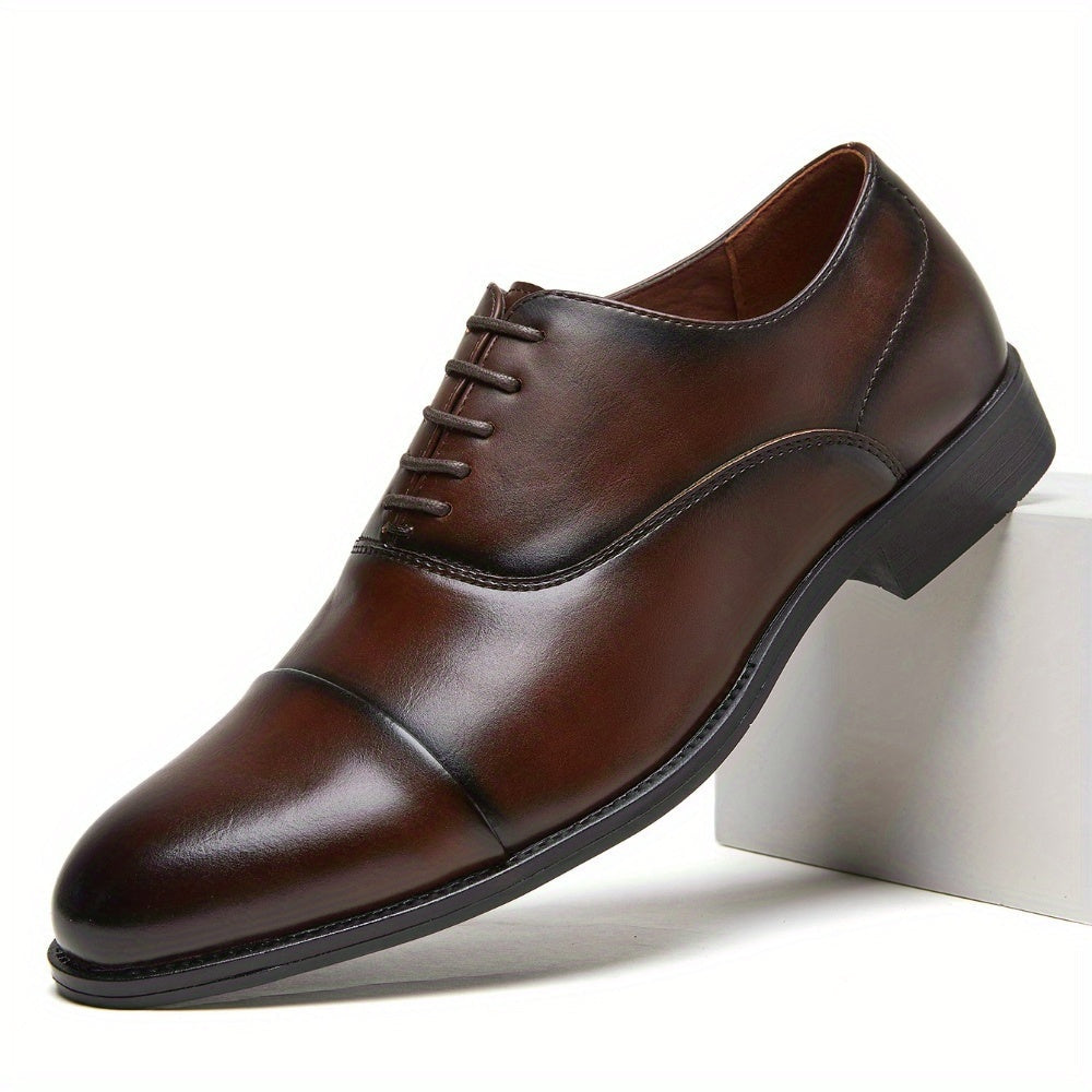 Arturo | Zapatos Oxford de Cuero Hombre Cordones Clásicos