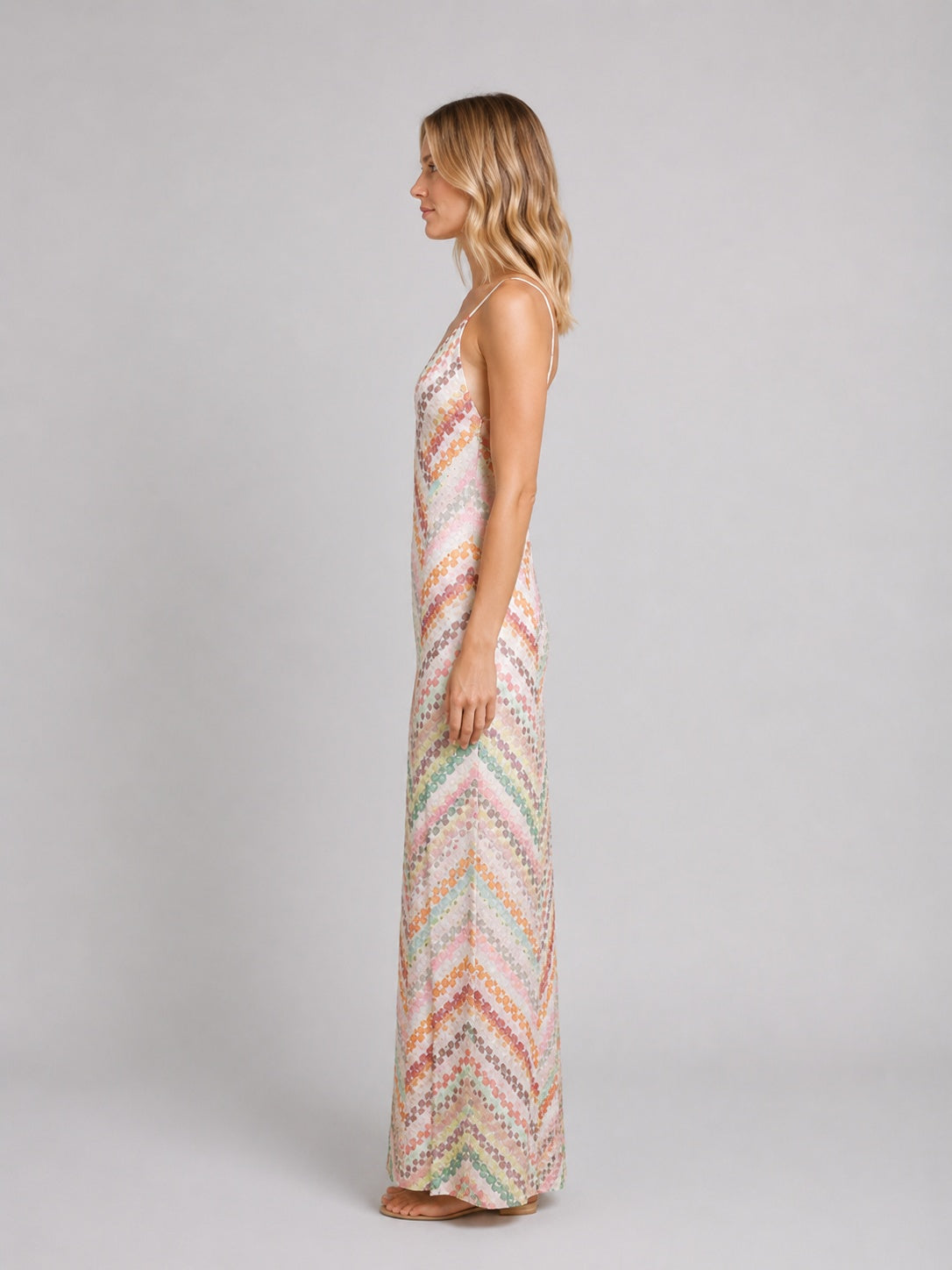 Nuvara | Beatriz | Vestido Largo de Ganchillo Boho Mujer Tirantes Escote V