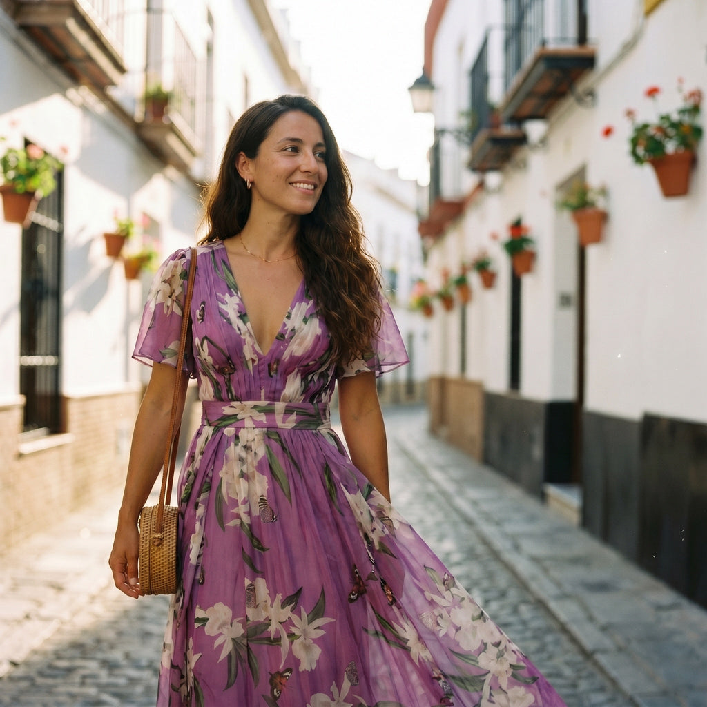 Nuvara Floral Maxi Dress
