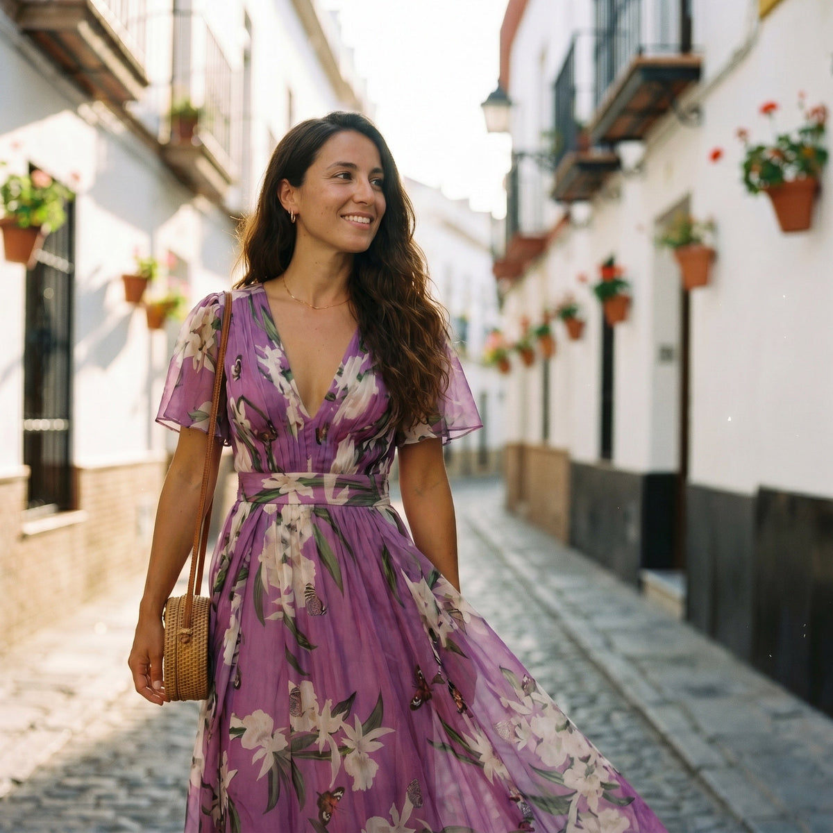 Nuvara Floral Maxi Dress