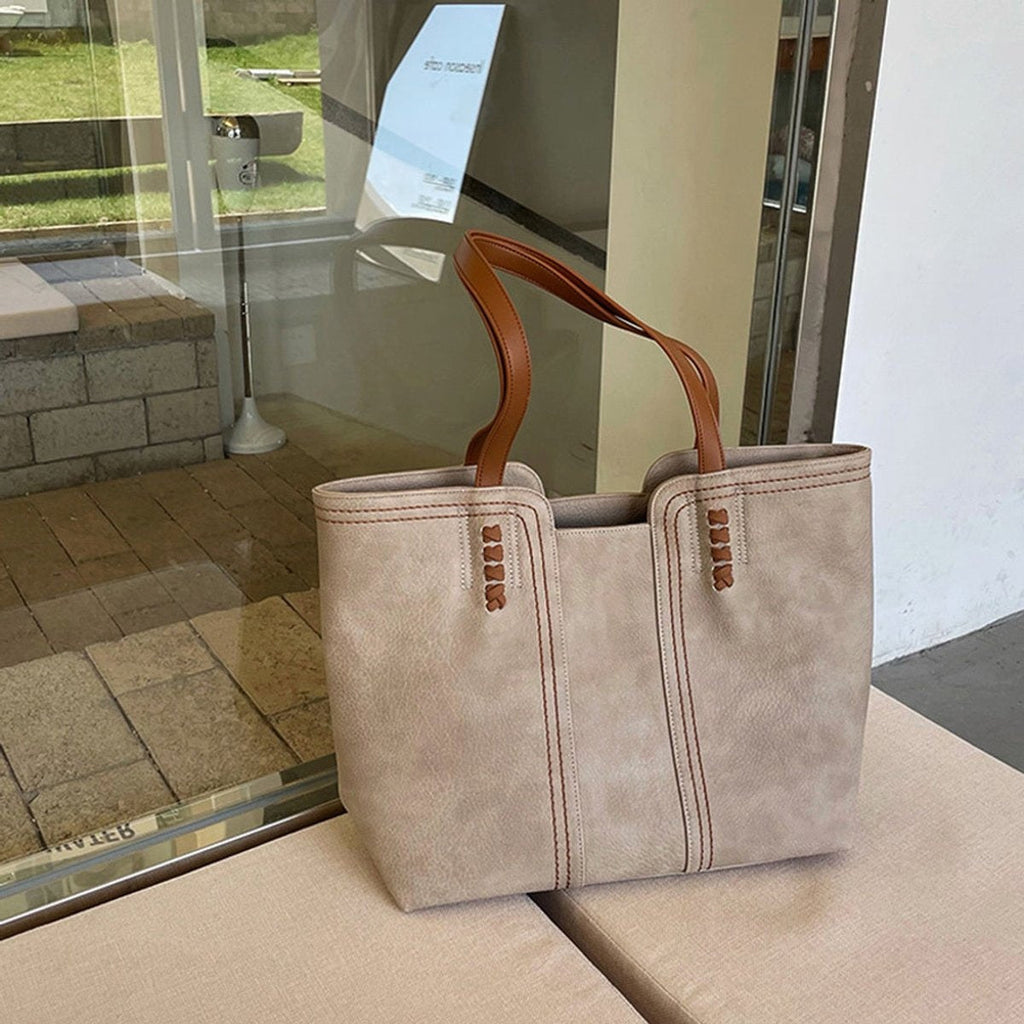 Nuvara | Carla | Tote Bag de Cuero Sintético Mujer Shopper Grande