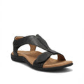 Nuvara Leather Flat Sandals