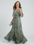 Nuvara Floral Halter Maxi Dress