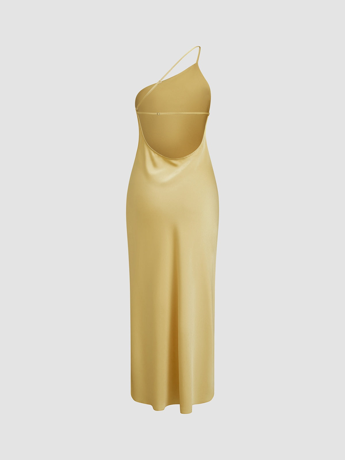 Nuvara | Celia | Vestido Largo Lencero Mujer Tirante Fino Espalda Abierta