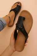 Nuvara Platform Buckle Sandals