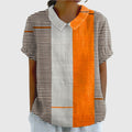 Covadonga | Camisa Oversize de Verano Estampada de Manga Corta Mujer