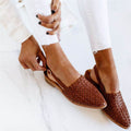 Nuvara Braided Backless Flats