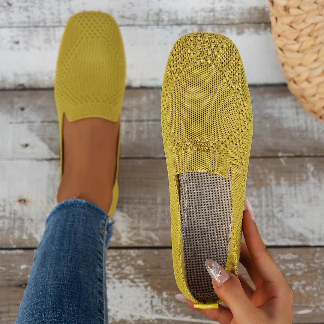 Nuvara Knit Flat Shoes