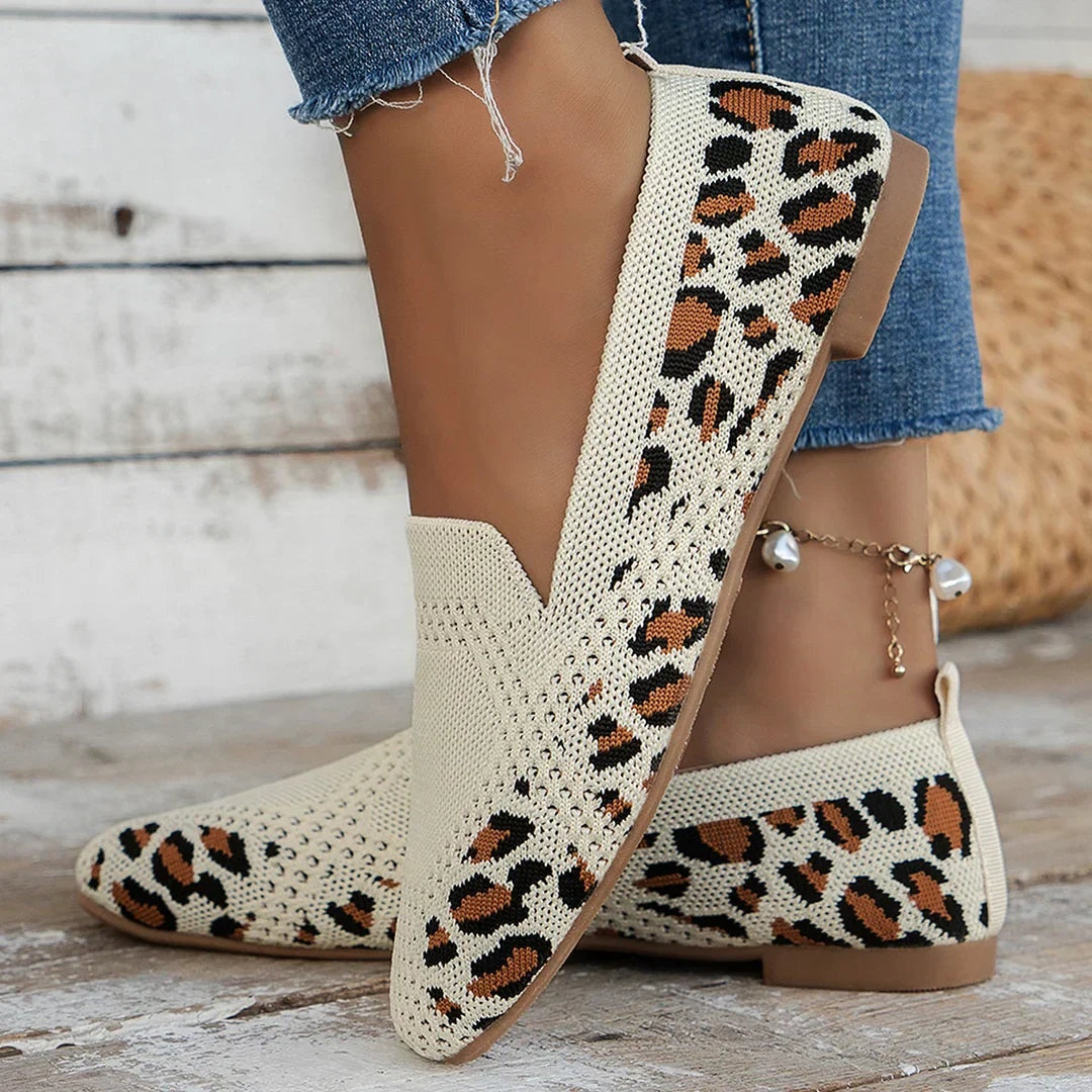 Nuvara Knit Flat Shoes