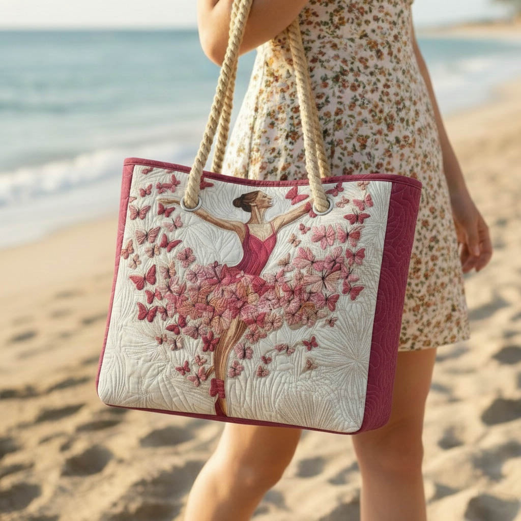 Nuvara | Dolores | Bolso Tote de Playa Artesanal Mujer Asas de Cuerda Estampado