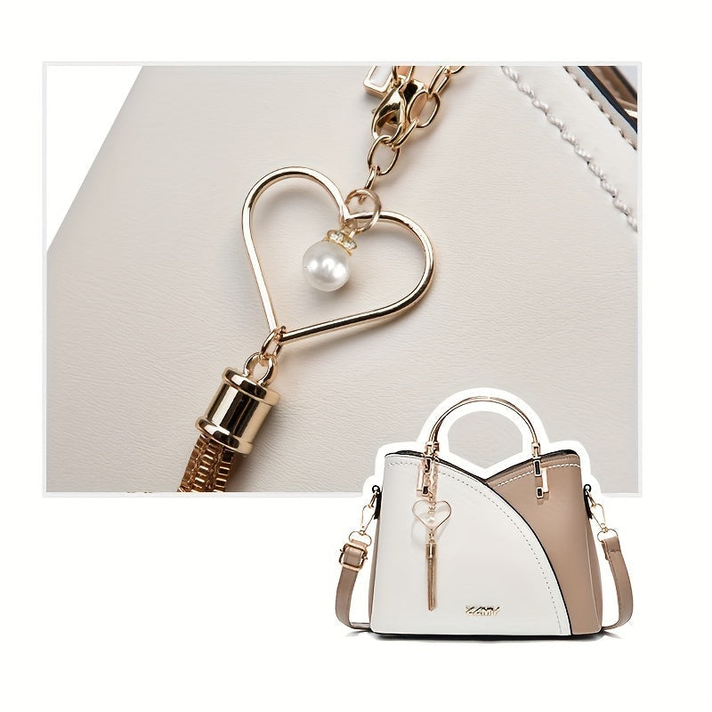 Nuvara | Elena | Women's Handbag Gold Top Handle