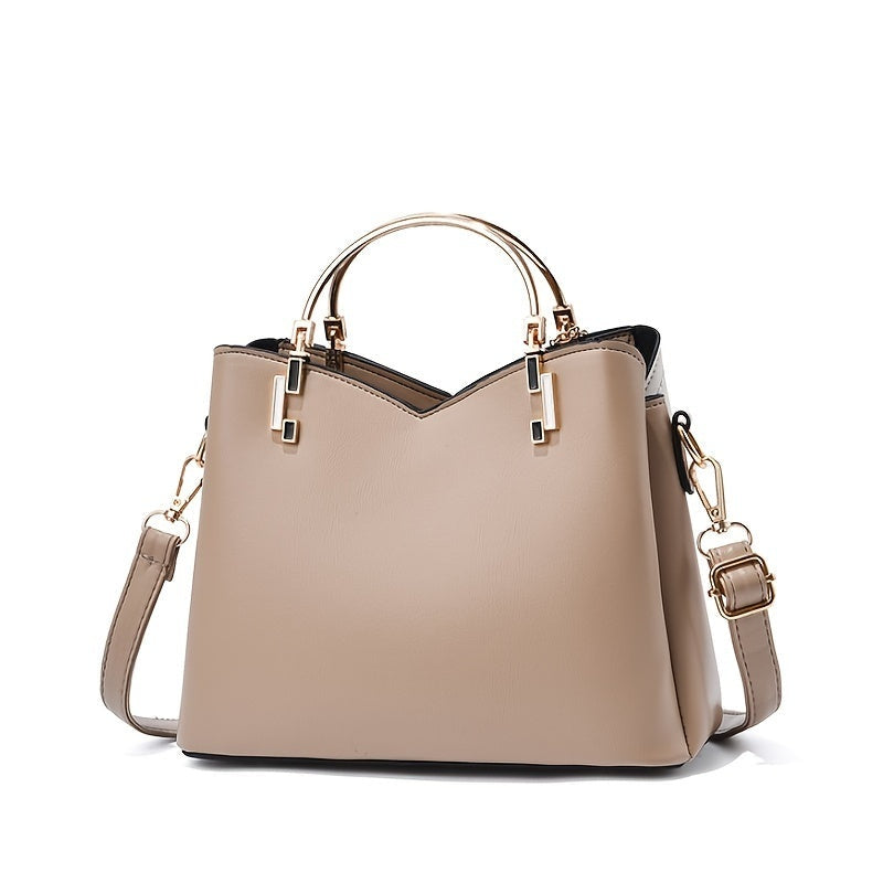 Nuvara | Elena | Women's Handbag Gold Top Handle