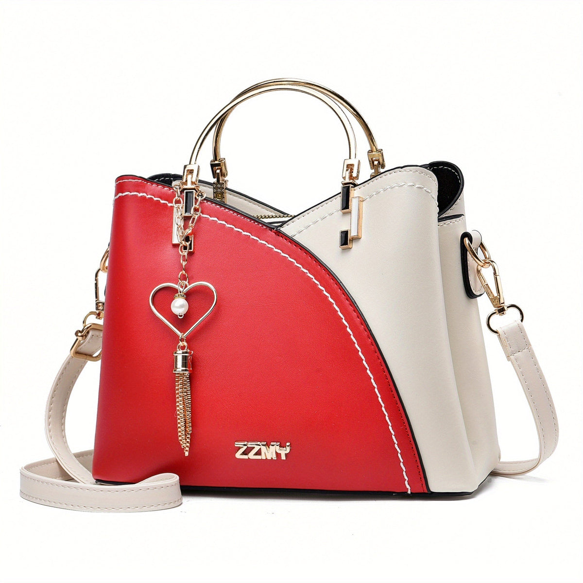 Nuvara | Elena | Women's Handbag Gold Top Handle