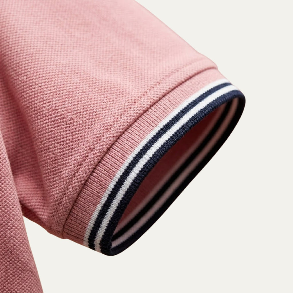 Emilio | Polo de Algodón de Manga Corta Hombre Cuello Contraste