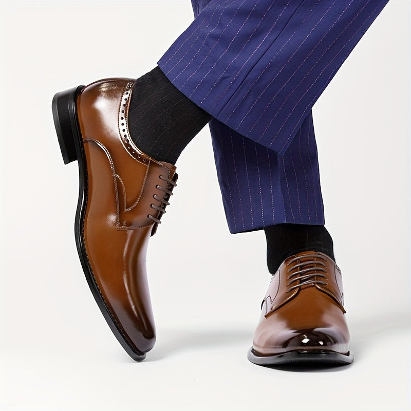 Emilio | Zapatos Derby de Cuero Hombre Cordones Estilo Oxford