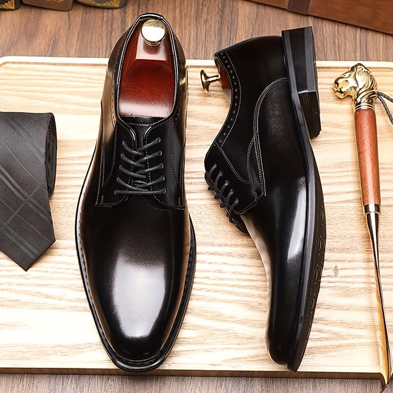 Emilio | Zapatos Derby de Cuero Hombre Cordones Estilo Oxford