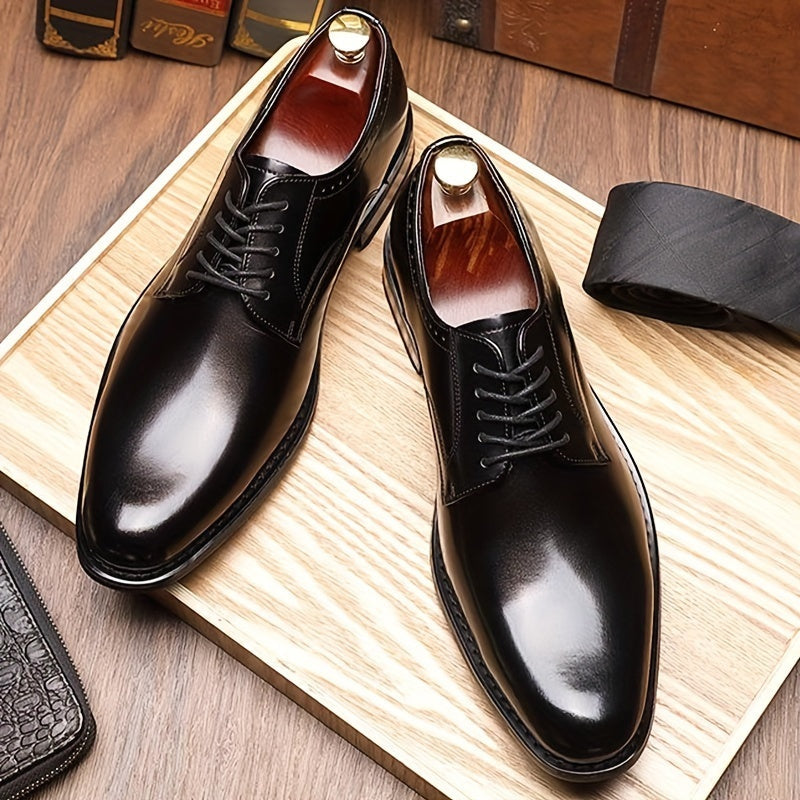 Emilio | Zapatos Derby de Cuero Hombre Cordones Estilo Oxford