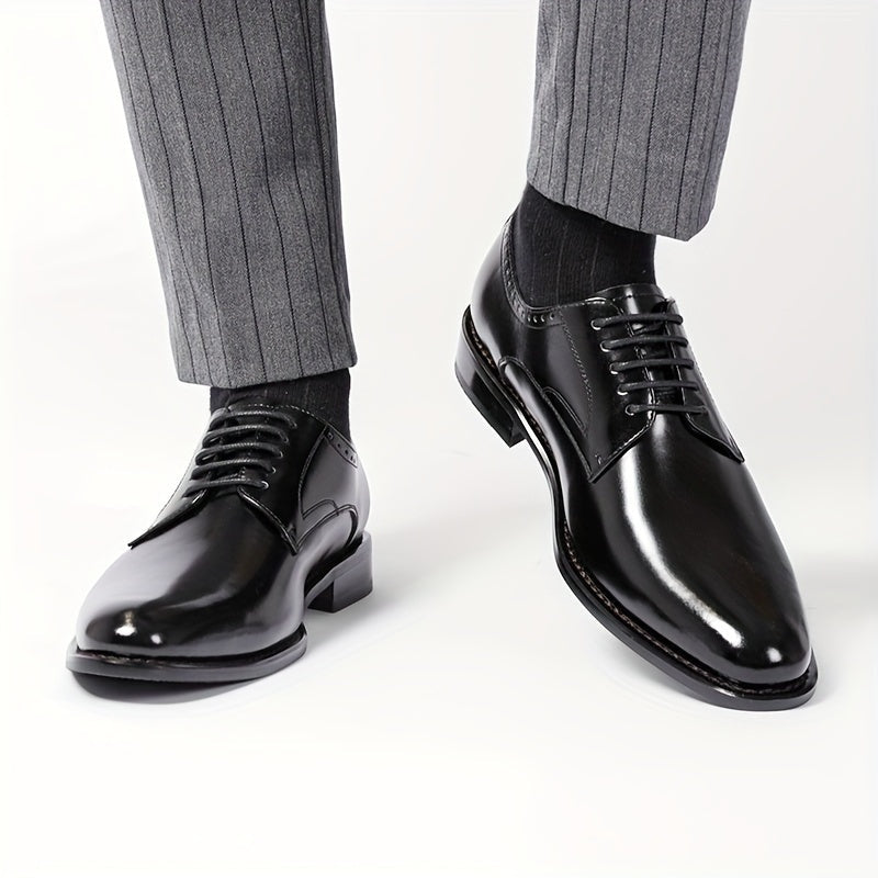 Emilio | Zapatos Derby de Cuero Hombre Cordones Estilo Oxford