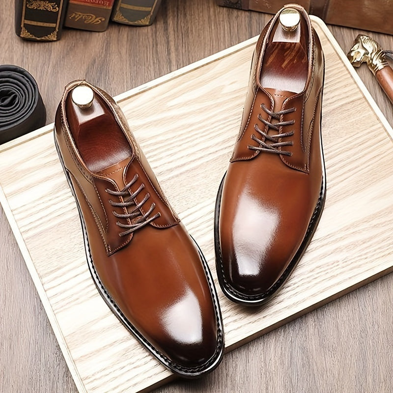 Emilio | Zapatos Derby de Cuero Hombre Cordones Estilo Oxford