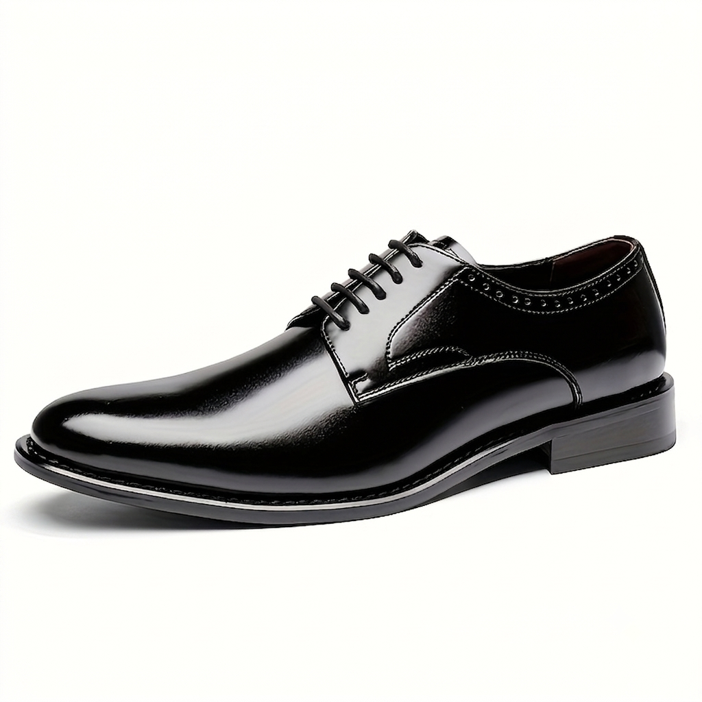 Emilio | Zapatos Derby de Cuero Hombre Cordones Estilo Oxford
