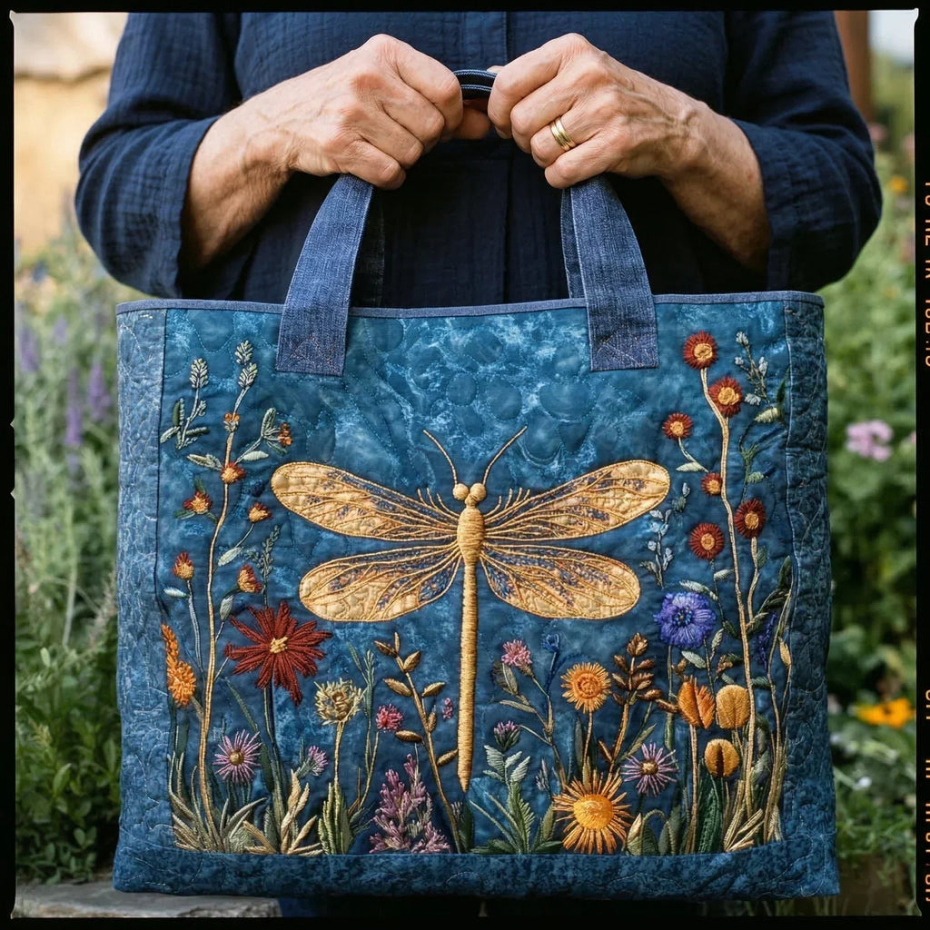 Nuvara | Encarnación | Bolso Tote Acolchado Artesanal Mujer Estampado Único