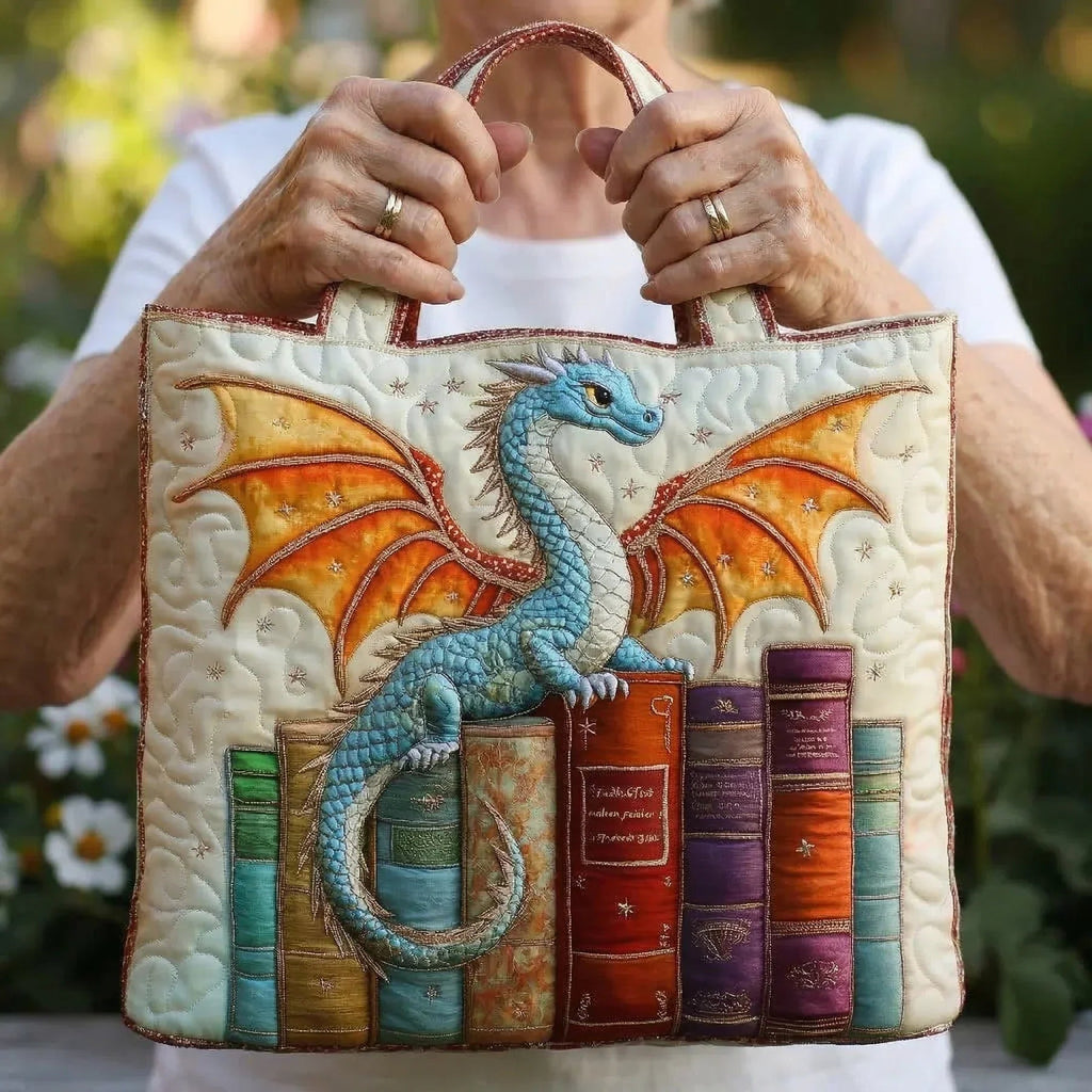 Nuvara | Encarnación | Bolso Tote Acolchado Artesanal Mujer Estampado Único