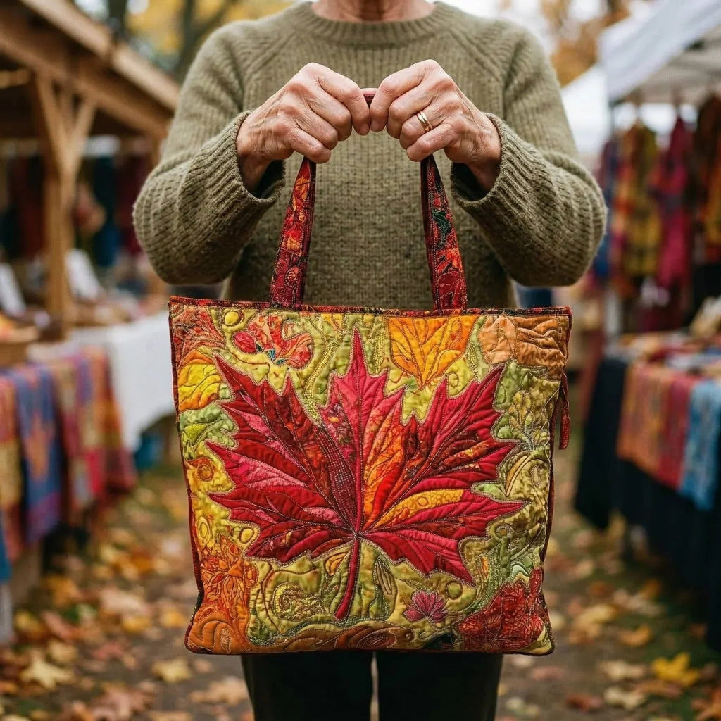 Nuvara | Encarnación | Bolso Tote Acolchado Artesanal Mujer Estampado Único