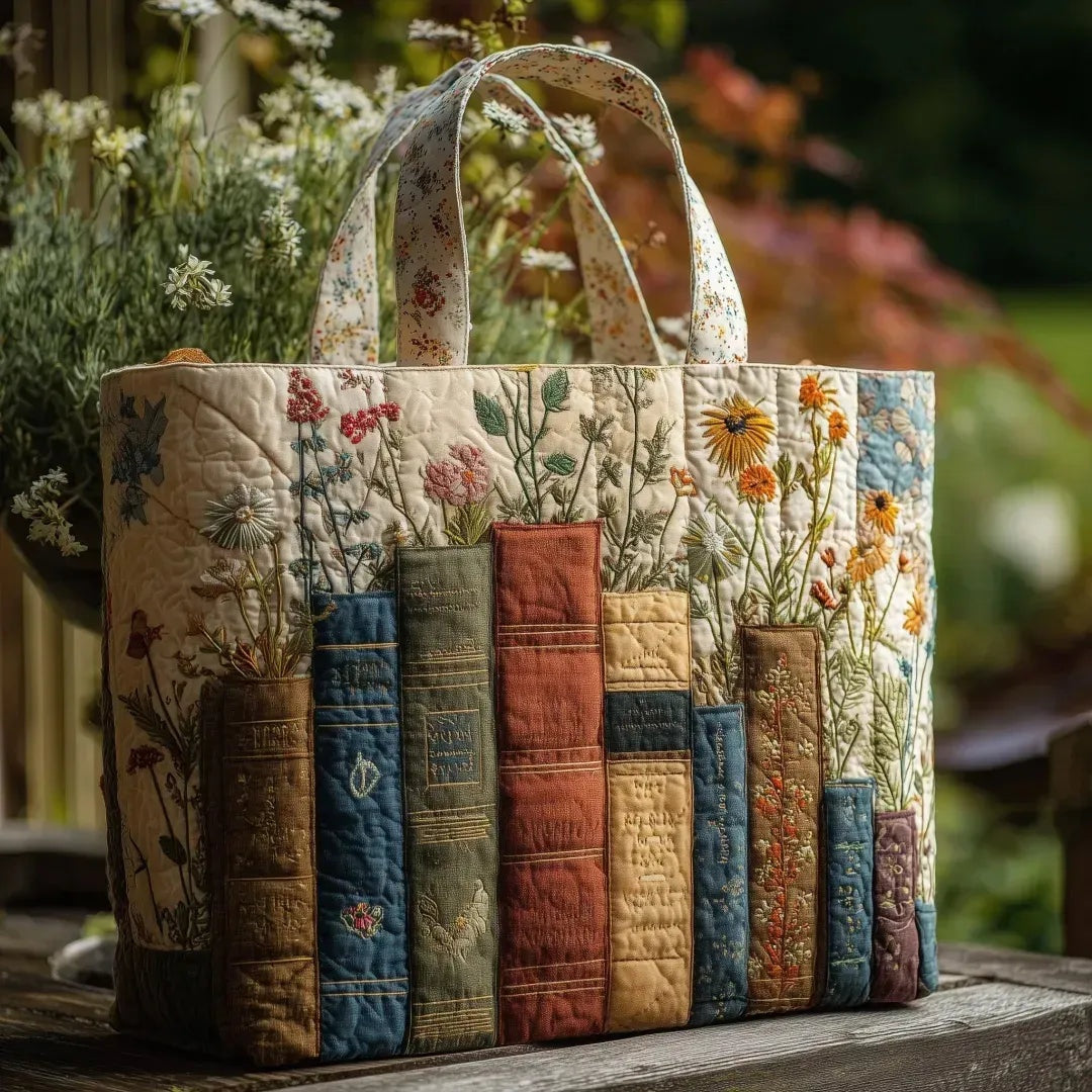 Nuvara | Encarnación | Bolso Tote Acolchado Artesanal Mujer Estampado Único